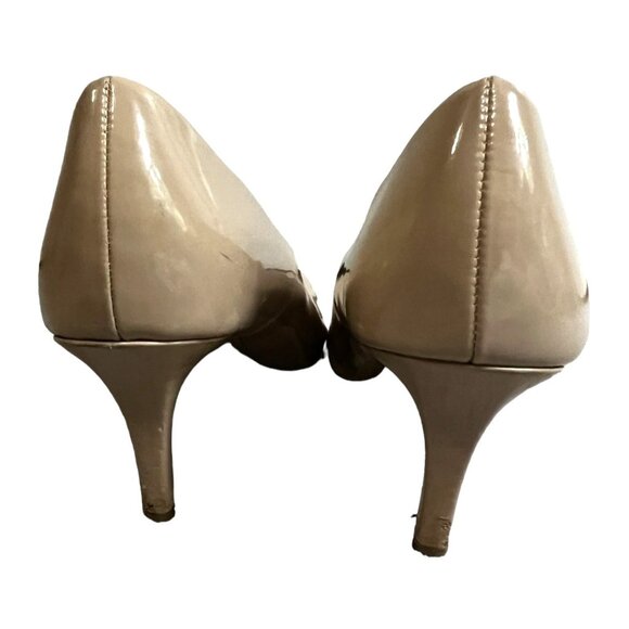 Comfort Plus by Predictions Sz 7 Womens Nude Beige Stiletto Heels with Comfort G - Picture 8 of 8